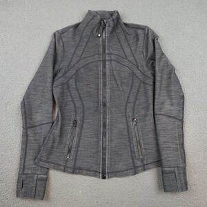 Lululemon Define Jacket Womens 6 Full Zip Athletic Slim Fit Stretch Thumbholes